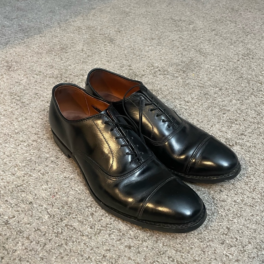 Allen Edmonds Black Leather Oxfords